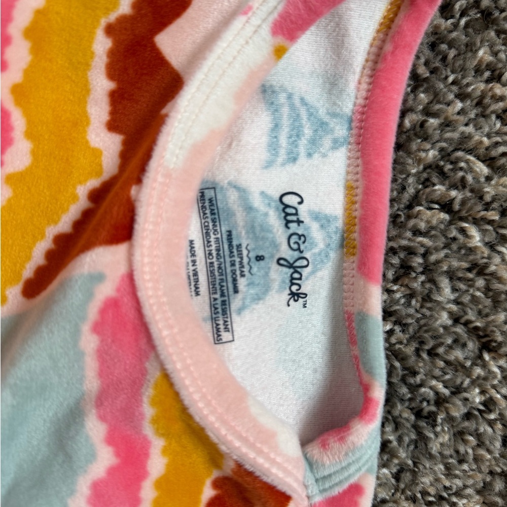 Colorful Patterned Pajama Set - Picture 2 of 2